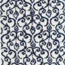 Mason Brooks Indigo Shag CG35A Noctourne Navy Geometric Transitional White Area Rug, 2'6" X 4'