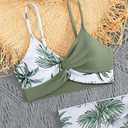 Verdusa Girl's 3 Pack Bikini Set Swimwear Bathing Suit Swimsuit with Cover Up 15-16