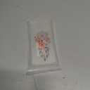 Compatible with Samsung Galaxy S24 Ultra Case Cute Clear for Women,Cool Transparent Silicone Phone Cases Cover - Orange Dreamcatcher Flowers