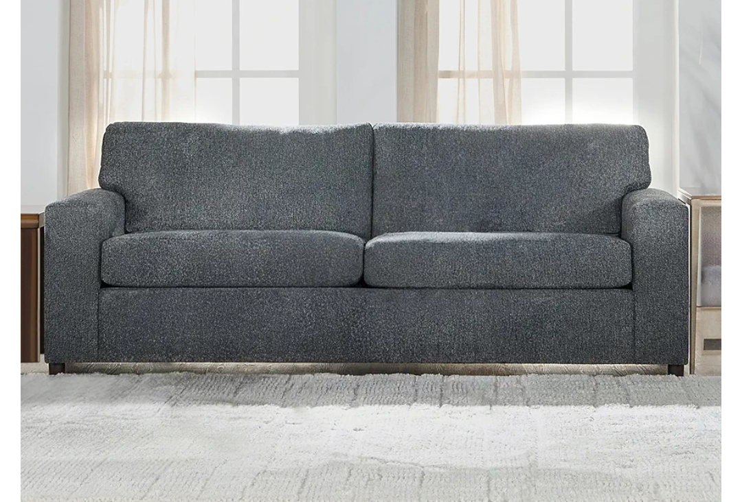 Sofa Covers Set of 5, Pillow Size: (2 Pcs 25X25, 2 Pcs 30X22) Bed Cover (74×57×27inch) Gray