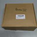 42 Pcs Christmas Buffalo Plaid Decoration Set Include 2 Inch Xmas Check Fabric Ball Ornament 3.15 Inch Wooden Snowflake Hanging Ornament Black Red Plaid for Christmas Tree Party Decor