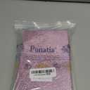 PONATIA 20 PCS Laser Cut Wedding Invitations Pockets with Envelopes for Wedding Party Bridal Shower Engagement Birthday Invite (Purple Glitter)
