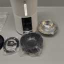 Petory Automatic Cat Feeders Wi-Fi - 4L Dry Food Dispenser for Cats and Dogs 10 Meals per Day Smart Pet Feeder with Desiccant Bag Dual Power Supply 10S Voice Recorder (White)