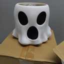 Funny Flowerpot Ghost Planter,Ghost Bucket, Ghost Vase,Halloween Ghost Planter for Home Decor,Display Stand Decor for Indoor Outdoor Home Office (1 Pcs, 4 inches)