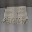 Boho Table Runner 13 x 72 Inch Long Natural Cotton Woven Runner with Tassels for Home Dining Table dcor, for Modern Farmhouse Decor Coffee Table Runner, Taupe and Beige