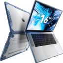 SUPCASE for MacBook Pro 16 Inch Case 2024-2021 (Unicorn Beetle), M4/M3/M2/M1 Pro/Max A3403 A3186 A2991 A2780 A2485 Heavy Duty Rugged Shockproof Hard Shell Protective Cover for MacBook Pro 16", Azure (Blue)