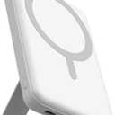 AOGUERBE for MagSafe Portable Charger, 10000mAh Magnetic Power Bank 22.5W Fast Charging, Mini Battery Pack Wireless with LED Display&Foldable Stand for iPhone 17/16/15/14/13/12 Series (Polar White)