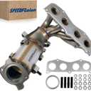 Front Catalytic Converter Compatible with Toyota Camry/Solara 2002 2003 2004 2005 2006 2.4L L4 Catalytic Convertor Replacement 25051-0H050, 25051-0H040 (EPA Compliant)