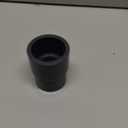 M METERXITY 1-Pack UPVC Reducer Pipe Fitting, 1-1/2"x1-1/4" Reducing Coupling Connector Schedule 80 PVC Straight Pipe Coupling Connector for Water Line [Grey]