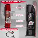 Right Tail Light Without Circuit Compatible With 2010-2023 Ram Promaster