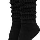 MDR Distributors MDRE Women’s Extra Long & Heavy Slouch Socks – 100% Cotton, Made in USA, One Size Fits Most (Size 9–11)