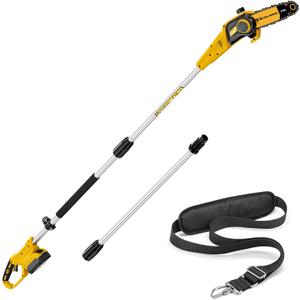 8" Cordless Pole Saw for DeWalt 20V Max Battery (Bare Tool)
Up to 15 FT Overhead Reach, Auto Lubrication System, Low Kick-Back Chain, Battery & Charger not included