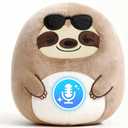 Puffpals AI-Powered Sloth Plush Toy — Voice-Controlled, Adaptive Learning, Screen-Free Toy for Kids