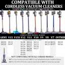 Attachments Kit for Dyson V15 V15s V9 V8 V11 V12 V10 V7 Gen5 Cordless Vacuum Cleaner,Compatible with Detect/Absolute/Outsize/Slim Accessories Replacement Brush Parts