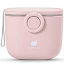 Termichy Baby Formula Dispenser, Portable Milk Powder Dispenser Container with Carry Handle and Scoop for Travel Outdoor Activities with Baby Infant, 8.8OZ, 0.55LB, 250g,500ml (Full Lightpink)