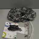 WeKen Old Lady Wig Set, Old Lady Costume for Women Girls, Grandma Costume Silver Grey Wig+Granny Glasses+Eyeglass Retainer Chain+Pearl Necklace+Wig Cap (5 Piece) for Halloween Cosplay Dress Up Party