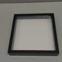 Califortree 8x8 Shadow Box Frame with Soft Linen Back - Push Pins Included, Memory Box Display Case for Flower, Tickets and 3D Items, Black