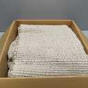 S & L Homes Jute Cotton Hand Woven Natural Farmhouse Area Rug for Living Room - Rustic Vintage Bohemian Dcor - (5' x 8' Natural)