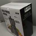 Juicer Machines with 5.8" Large Feed Chute, Cold Press Juicer for Whole Vegetables and Fruits 400W, Slow Masticating juicer Easy to Clean Juice Extractor Machine High Juice Yield (Titanium Gray)