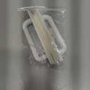 2 Pack Adhesive Cabinet Handles, 5.5" Peel and Stick Cabinet Handles, No Drilling for Kitchen Cabinets Window Sliding Closet Door Handle (Large White)