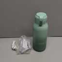 Momcozy Portable Milk Warmer for Travel  Dual Heating Modes for Breast Milk & Water, Portable Bottle Warmer with Fast Heating & Long Battery Life, 17 Ounces Large Capacity to Meet Your All-Day Needs (Green)