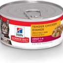Hill's Science Diet Adult 1-6, Adult 1-6 Premium Nutrition, Wet Cat Food, Chicken Stew, 5.5 oz Can, Case of 24
