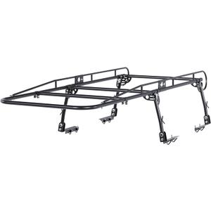 ALMULOO Adjustabl Truck Ladder Rack 60" W x 138" L x 34" H Universal Truck Pickup Bed Contractor Rack Heavy Duty Steel Lumber Utility Kayak Rack 1000lbs