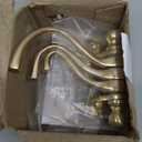 Brass Triple Hook  Polished Lacquer Finish, Bathroom, Kitchen, Vanity, Traditional or Modern Decorative Hook for Home & Office
