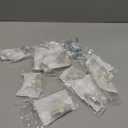 homdiy 10 Pack Wood Cabinet Knobs Gold Cabinet knobs Walnut Wood Grain Metal Drawer Pulls for Dresser Cupboard (Single Hole)