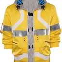 Alleyon David Martinez Jacket Cosplay Anime Outfit Cyberpsychosis Costume for Adult (Large)