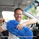 Ultimate Car Duster - The Best Microfiber Multipurpose Duster - Pollen Removing - Exterior or Interior Use - Lint Free - Long Unbreakable Extendable Handle (Premium Car Duster 2 Piece Set)