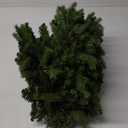 9FT Pre-Lit Artificial Christmas Garland with 50 LED Light Battery Operated, Holiday Decorations with 300 Tip Branch, for Indoor Door Home Stairs Fireplaces Wall