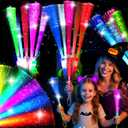 LovesTown 12PCS Glow Sticks Party Supplies, 3 Modes Colorful Flashing LED Light Up Sticks Glow in the Dark Toys for Kids Halloween Party Favors Christmas Wedding Birthday