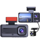 1080P Dash Cam Car DVR Wide Angle 3 Recording HD Night Vision Driving Recorder 3 Lenses Front and Rear Video Recording