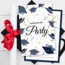Graduation invitations blue with envelopes Grad Celebration Announcement Cards 20 Pack (003) (GRAD(003))