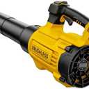Nelhalt 20V Cordless Leaf Blower, Max 600 CFM/125 MPH Turbo Boost Mode Compatible with DeWALT 20V Max Battery, Brushless Motor, Ergonomic 3.6LBS for Driveway & Yard, Tool Only