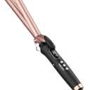 YEEGOR 3/4 inch Curling Iron,Extra Long Barrel Culing Wannd,100-240V Dual Voltage Hair Curler for Wave Curls,12 Temps