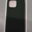 Miracase Designed for iPhone 13 Pro Max Case with Screen Protector,[Soft Anti-Scratch Microfiber Lining],Shockproof Liquid Silicone Rubber Phone Case Cover 6.7 inch, Dark Green