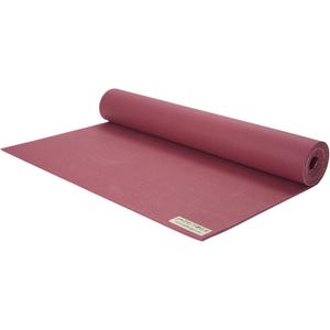 JadeYoga Harmony Yoga Mat - Durable & Thick Gym Fitness Mat, Non-Slip Natural Rubber Yoga Mat - Home Exercise & Stretching Mat, Workout Mat - Yoga, Pilates & Meditation for Women & Men (Raspberry, 68")