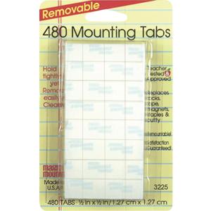 480 Mounting Tabs--Removable, 1/2"