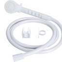 RV Shower Head with Hose - Non-Metallic Outdoor RV Shower Kits Replacement with Pause Function for RVs, Fifth Wheels, Motor Homes, Travel Trailers, Campers, Boats, White