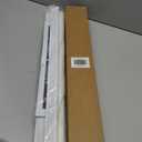 LazBlinds No-Drill Cordless Zebra Blinds - Dual Layer Light Filtering & Room Darkening, Free-Stop Lift, Easy Install, Day & Night Privacy with Valance for Window 25" W x 72" H, White