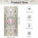 Window Privacy Film Frosted Glass Window Sticker Window Film Static Glass Cling Tint Non-Adhesive for Home Door Decorative Frosting Cover 17.5 X 78.7 inch, 17.5W"X39.3L"