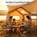 Inflatable Tent for Camping, Air Glamping Tent with Skylight, 10.5ft x 8.2ft