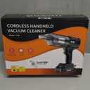 Cordless Handheld Vacuum Cleaner - 35000PA Strong Suction for Car & Home, Car Vacuum Portable Rechargeable Lightweight for Pet Hair with HEPA Filter, Quick Clean in Office/Desk/Couch (Red)