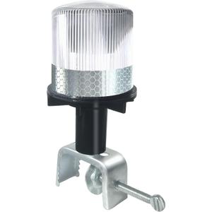 Cloud Fire Solar Strobe Warning Light - 3 Color LED (Red/White/Green) Anchor Light 360Strobe Beacon,Navigation Lamp IP65 for Boats for Marine Boats, Construction, Traffic Safety