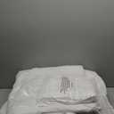 Maple&Stone Full Size Comforter Set 7 Pieces Bed in a Bag - Down Alternative Bed Set with Sheets, Pillowcases & Shams, Soft Reversible Duvet Insert,White