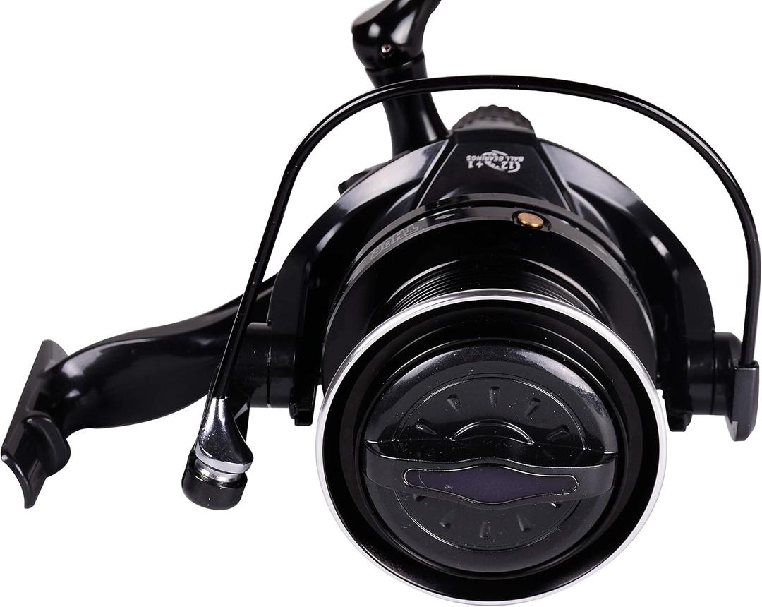 Hiumi Carp Fishing Reels 8000 9000 10000 Bait Runner Big Free Runner Double Brake Feeder 12+1 Ball Bearing Spinning Fishing Reel (THOR10000)