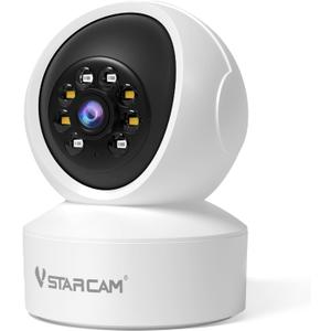 VSTARCAM Indoor 360 Pan-Tilt Home Security Camera, 2K QHD Dog Camera with Color Night Vision, Motion Detection for Baby and Pet Monitor, 2-Way Audio, Works with Alex, Cloud & SD Card Storage