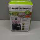 Hamilton Beach Electric Vegetable Chopper & Mini Food Processor, 3-Cup, 350 Watts, for Dicing, Mincing, and Puree, Black (72850)